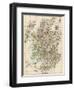 Map of Scotland, 1870s-null-Framed Giclee Print