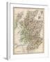 Map of Scotland, 1870s-null-Framed Giclee Print