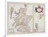 Map of Scotland, c.1700-R. Gordon-Framed Giclee Print