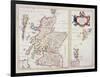 Map of Scotland, c.1700-R. Gordon-Framed Giclee Print