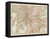 Map of Scotland, Central Part-Encyclopaedia Britannica-Framed Stretched Canvas