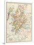 Map of Scotland in the 1520s, Showing Territories of the Highland Clans-null-Framed Giclee Print