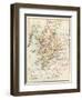 Map of Scotland in the 1520s, Showing Territories of the Highland Clans-null-Framed Giclee Print