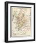 Map of Scotland in the 1520s, Showing Territories of the Highland Clans-null-Framed Giclee Print