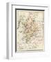 Map of Scotland in the 1520s, Showing Territories of the Highland Clans-null-Framed Giclee Print