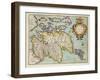 Map of Scotland, Miliaria Scotia-null-Framed Giclee Print