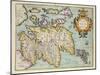 Map of Scotland, Miliaria Scotia-null-Mounted Giclee Print