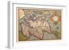 Map of Scotland-Abraham Ortelius-Framed Art Print