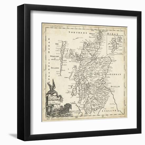 Map of Scotland-T. Jeffreys-Framed Art Print