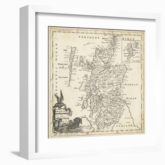 Map of Scotland-T. Jeffreys-Framed Art Print