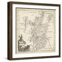 Map of Scotland-T. Jeffreys-Framed Art Print