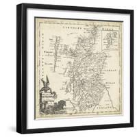 Map of Scotland-T. Jeffreys-Framed Art Print