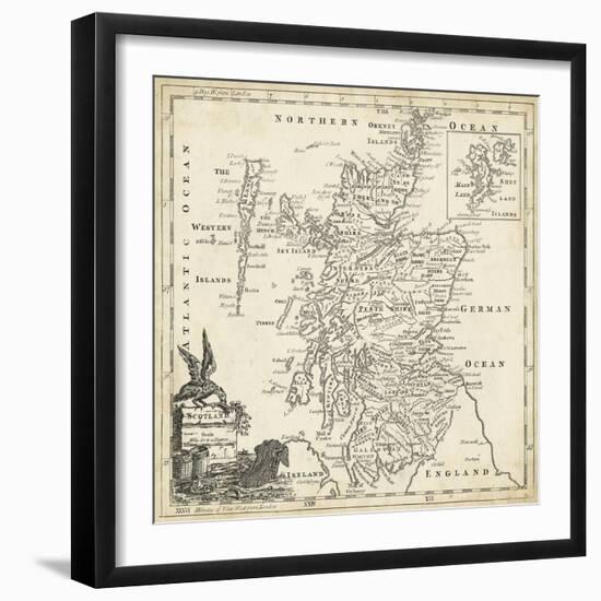 Map of Scotland-T. Jeffreys-Framed Art Print