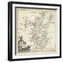 Map of Scotland-T. Jeffreys-Framed Art Print