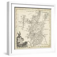 Map of Scotland-T. Jeffreys-Framed Art Print