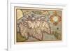 Map of Scotland-Abraham Ortelius-Framed Premium Giclee Print