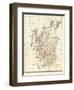 Map of Scotland-Dan Sproul-Framed Art Print