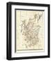 Map of Scotland-Dan Sproul-Framed Art Print