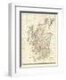 Map of Scotland-Dan Sproul-Framed Art Print
