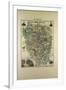 Map of Seine and Oise 1896, France-null-Framed Giclee Print