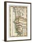 Map of Senegal, Mauritania and Gambia, 1729-null-Framed Giclee Print