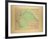 Map of Senegal-null-Framed Giclee Print