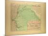 Map of Senegal-null-Mounted Giclee Print