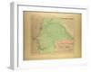 Map of Senegal-null-Framed Giclee Print