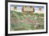 Map of Serravalle, from Civitates Orbis Terrarum by Georg Braun and Frans Hogenberg circa 1572-1617-Joris Hoefnagel-Framed Giclee Print