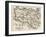 Map of Servia in the 1870s-null-Framed Giclee Print