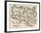 Map of Servia in the 1870s-null-Framed Giclee Print