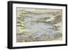 Map of Shogama and Matsushima in Oshu-Katsushika Hokusai-Framed Giclee Print