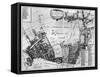 Map of Shoreditch, Norton Folgate and Cripplegate-null-Framed Stretched Canvas