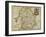 Map Of Shropshire-Christopher Saxton-Framed Giclee Print