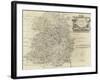 Map of Shropshire-Robert Morden-Framed Giclee Print