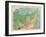 Map of Siberia-Unknown-Framed Giclee Print