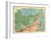 Map of Siberia-Unknown-Framed Giclee Print