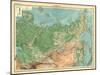 Map of Siberia-Unknown-Mounted Giclee Print