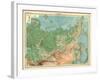 Map of Siberia-Unknown-Framed Giclee Print