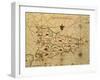 Map of Sicily Region, Detail from Portolan Chart-null-Framed Giclee Print