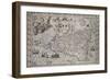 Map Of Sicily-Paul de la Houe-Framed Giclee Print