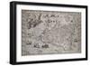Map Of Sicily-Paul de la Houe-Framed Giclee Print