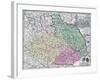 Map of Silesia, from an Atlas-Matthaus Seutter-Framed Giclee Print