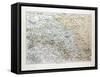 Map of Silesia Poland 1899-null-Framed Stretched Canvas