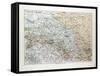 Map of Silesia Poland 1899-null-Framed Stretched Canvas