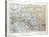 Map of Silesia Poland 1899-null-Stretched Canvas