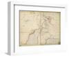 Map of Sir Samuel Baker's Route from Gondokoro to Lake Albert, 1864-Sir Samuel Baker-Framed Giclee Print