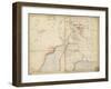 Map of Sir Samuel Baker's Route from Gondokoro to Lake Albert, 1864-Sir Samuel Baker-Framed Giclee Print