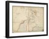 Map of Sir Samuel Baker's Route from Gondokoro to Lake Albert, 1864-Sir Samuel Baker-Framed Giclee Print