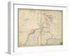 Map of Sir Samuel Baker's Route from Gondokoro to Lake Albert, 1864-Sir Samuel Baker-Framed Giclee Print